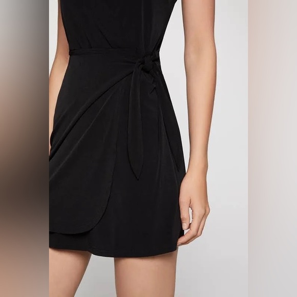 BCBGeneration Black Wrap Dress - Picture 4 of 6